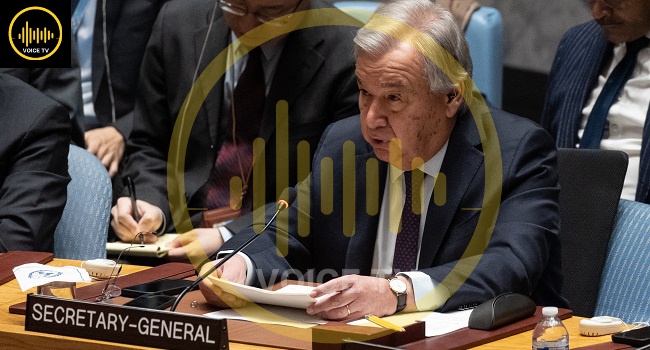 UN Security Council ‘Paralyzed’ Over Gaza, Says Guterres