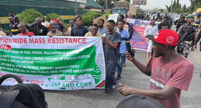 CSOs Protest In Lagos Against High Cost Of Living