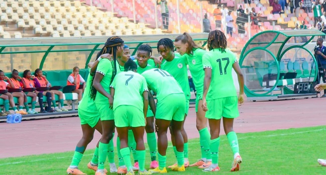 Super Falcons narrowly defeat Cameroon, now qualify to face South Africa in Paris Olympics.