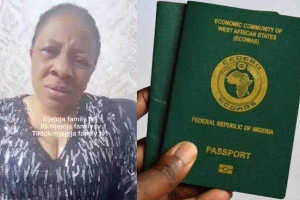 Immigration Calls for the Woman for Tearing Husband’s Passport at Lagos Airport.