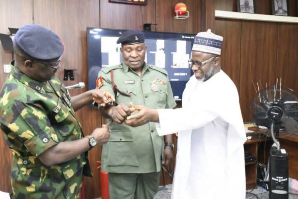 NYSC DG DECORATES AIDES WITH NEW RANKS