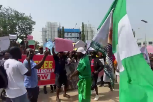 Protests Erupt in Abuja Over EFCC’s Arrest of Activist VeryDarkMan